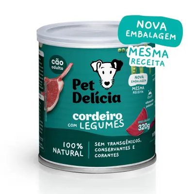 Pet Delícia Cães Cordeiro/Legumes 320g