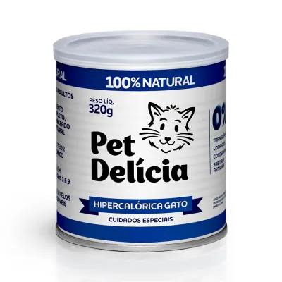 Ração Úmida Pet Delícia Gatos Hipercalórica 320g