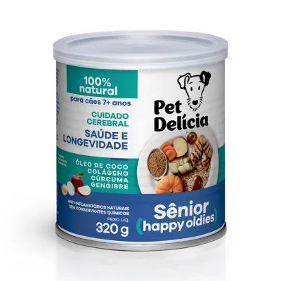Ração Úmida Pet Delícia Cães Sênior 320g
