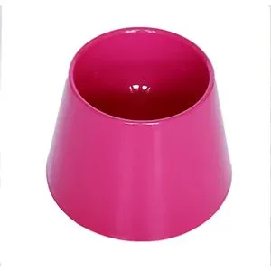 Comedouro E Bebedouro Alto Para Pets - Cor Rosa