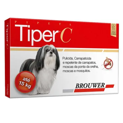 Tiper C Para Cães Até Pipeta Brouwer Único