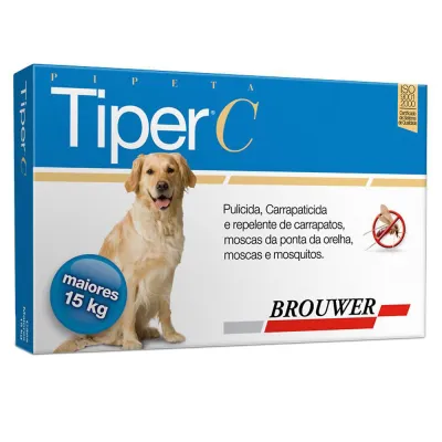 Tiper C Para Cães Acima Pipeta Brouwer Único
