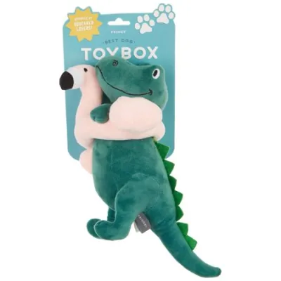 Fringe Studio Dino Flamingo Float Dog Toy