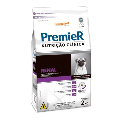 Ração Premier Nutrição Clínica Renal Cães Adultos Raças Pequenas 2kg