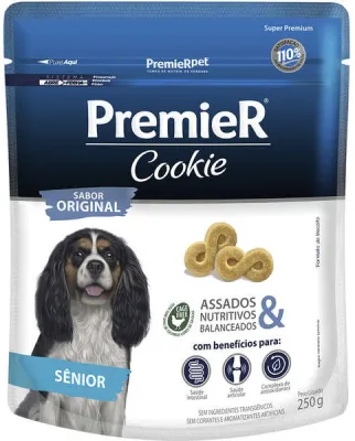 Premier Cookie Adulto Sênior 250 G