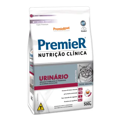 Ração Premier Nutrição Clínica Urinário Gatos Adultos 500g
