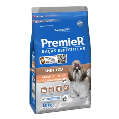 Ração Premier Shih Tzu Adultos Salmão 1kg