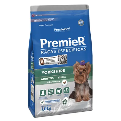 Ração Premier Yorkshire Adultos 1kg