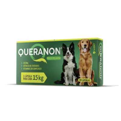 Queranon: Suplemento Vitamínico Para O Seu Cão 30 Cápsulas