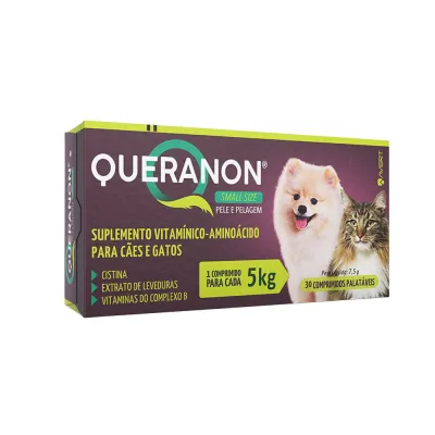 Suplemento Queranon Para Cães E Gatos Small Size Ate 5 Kg