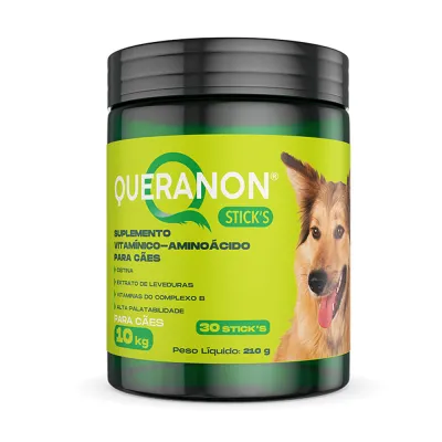 Suplemento Queranon Sticks Avert Cães Ate 10kg com 30 Sticks