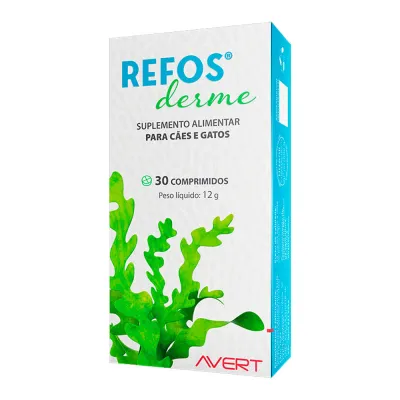 Suplemento Alimentar Refos Derme Avert 30 Comprimidos