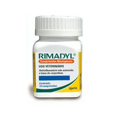 Rimadyl 75 Mg Anti-Inflamatório Para Cães 14 Comprimidos