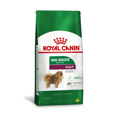 Ração Royal Canin Mini Indoor Adult Cães Adultos 1 Kg