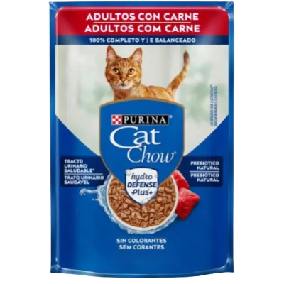 Ração Úmida Cat Chow Adultos Carne 85g