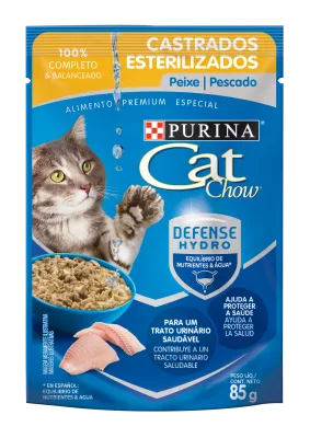 Ração Úmida Cat Chow Castrados Peixe 85g