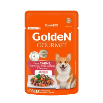 Golden Gourmet Cães Adultos Porte Pequeno Carne 85 G