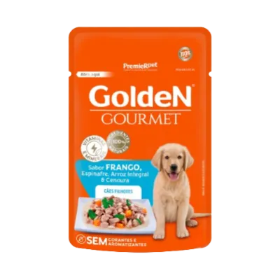 Golden Gourmet Cães Filhotes Frango 85 G