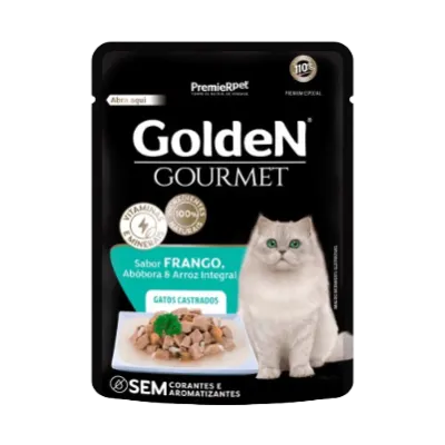 Golden Gourmet Gatos Castrados Frango 70 G
