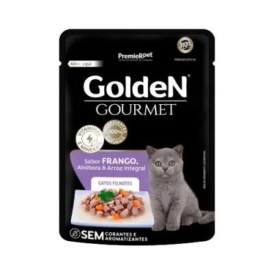 Golden Gourmet Gatos Filhotes Frango 70 G