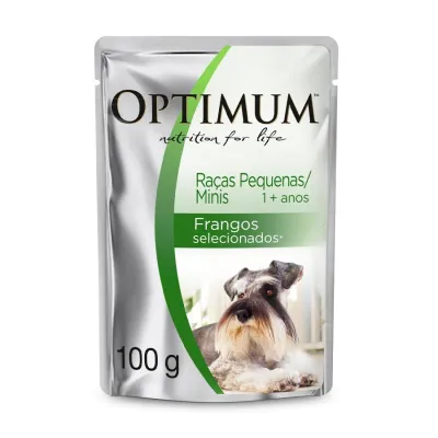 Ração Cães Optimum 100g Raças Pequenas