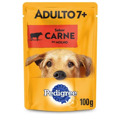 Ração Cães Pedigree 100g Adulto Carne