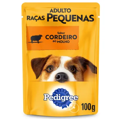 Ração Cães Pedigree 100g Raças Pequenas
