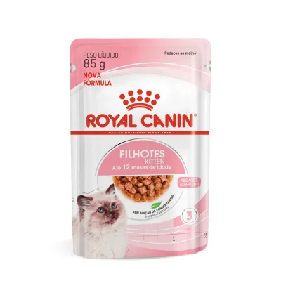 Ração Úmida Royal Canin Kitten Gatos Filhotes 85g