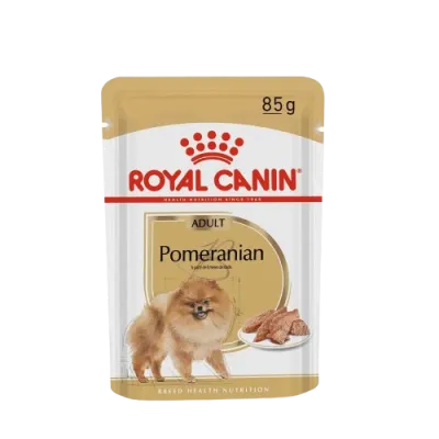 Ração Úmida Royal Canin Pomeranian Cães Adultos 85g