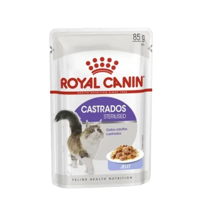 Ração Úmida Royal Canin Castrados Jelly Gatos Adultos 85g