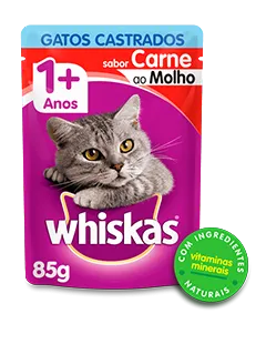 Ração Gatos Sachê Whiskas 85g