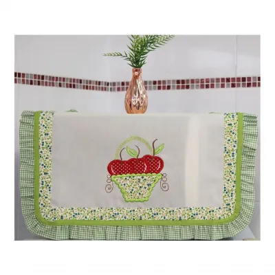 Toalha Para Micro-Ondas Coleçao Cristal Estampa Cereja