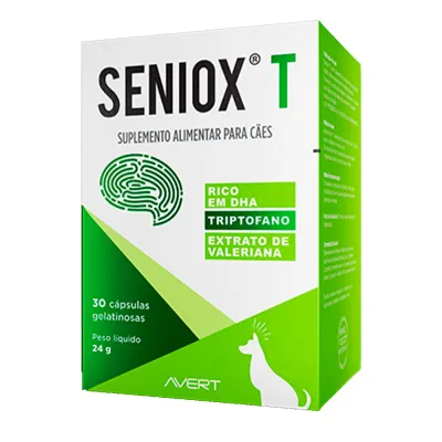 Seniox T Suplemento Alimentar Para Cães 30 Cápsulas