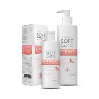 Shampoo Micelar Para Pele Alérgica K-Treat Soft Care 300 Ml