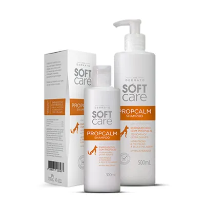 Shampoo Com Própolis Propcalm Soft Care 300 Ml