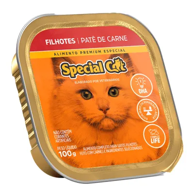Special Cat Patê Filhotes Carne 100g