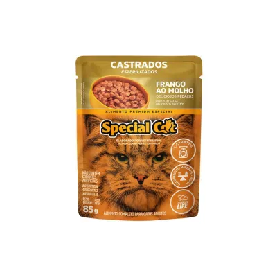Special Cat Sachê Castrado Frango 85g