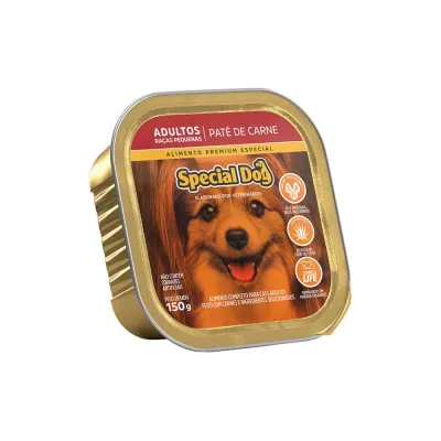 Special Dog Patê Cães Adultos Raças Pequenas Carne 150g