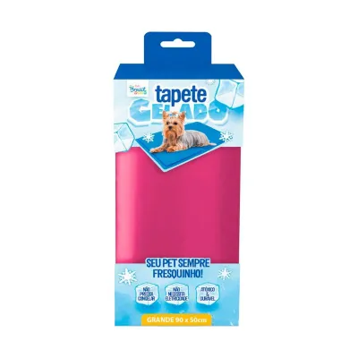 Tapete Gelado Para Ces Rosa Grande - The Pets Brasil