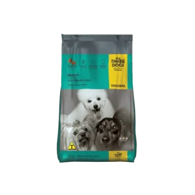 Ração Three Dogs Original Frango, Carne E Arroz Para Cães Adultos Raças Pequenas E Mini 15 Kg