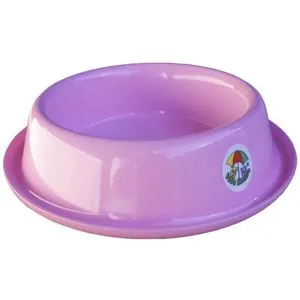 Tigela Pet Ração Água Alumínio Vida Mansa Rosa