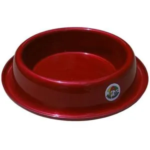 Tigela Pet Ração Água Alumínio Vida Mansa Vermelho