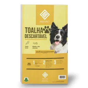 Toalha Descartável 50x60 Pratipet - 4 Unidades