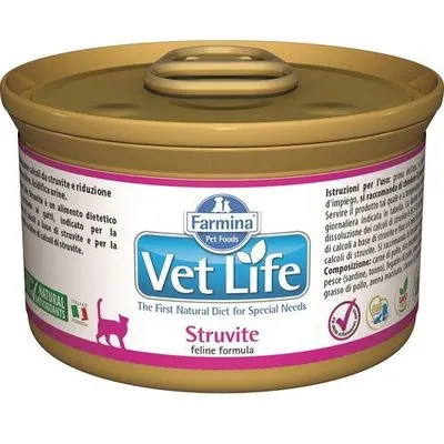 Raço Mida Vetlife Gatos Struvite 85g