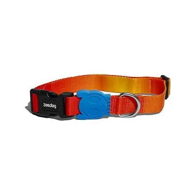 Zee.Dog Polyester Dog Collar, Solaris, Medium: 14.5 To 20.8-In Neck, 4/5-In Wide