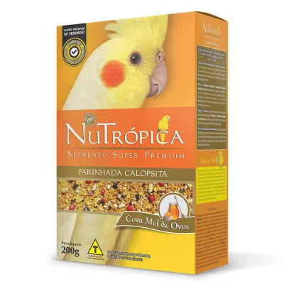 Farinhada Nutrópica Para Calopsita À Base De Mel E Ovos 200 G