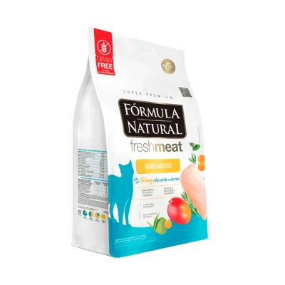 Ração Fórmula Natural Fresh Meat Gatos Adultos Frango 1kg