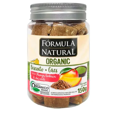 Biscoito Fórmula Natural Organic Cães Adultos Manga 150g