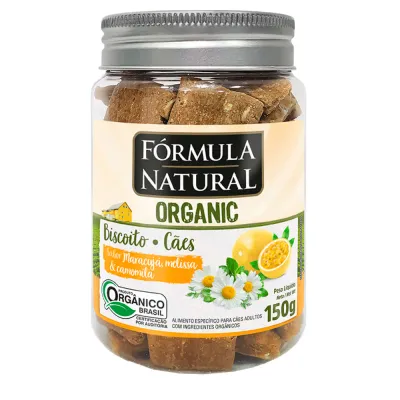 Biscoito Fórmula Natural Organic Cães Adultos Maracujá 150g