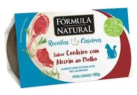 Fn Receita Caseira Gatos Adultos Cordeiro 100 G